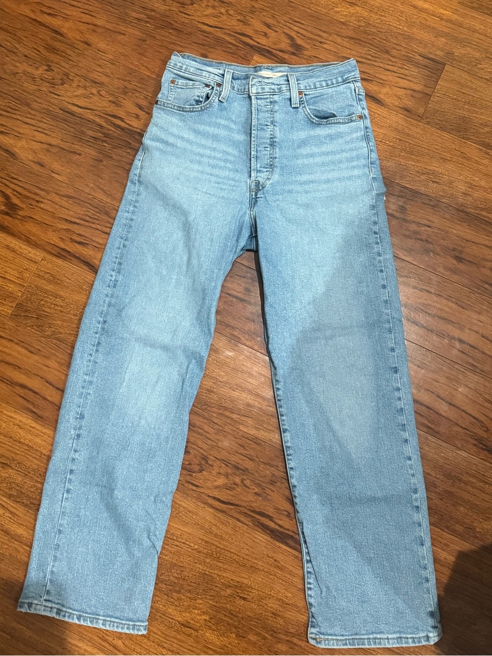 Levi's Light Blue Straight Leg Jeans